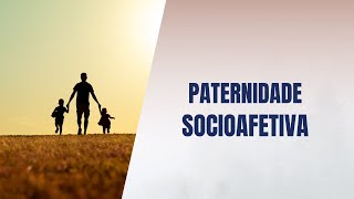 Paternidade socioafetiva [upl. by Ervine]