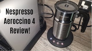 Nespresso Aeroccino 4 Milk Frother Review  Worth upgrading from the Aeroccino 3 [upl. by Reichert621]