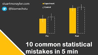 Ten Statistical Mistakes in 5 Min [upl. by Nawram163]