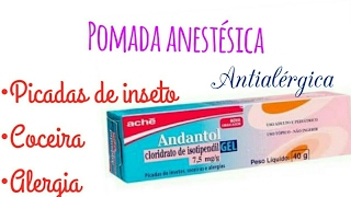 Resenha PomadaAndantol Gel [upl. by Yleme111]