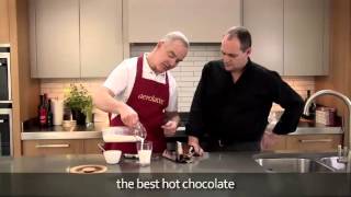 How to make a hot chocolate using an aerolatte milk frother [upl. by Hagep]